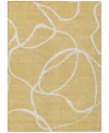 Addison Chantille Machine Washable Acn999 2'6"x3'10" Area Rug In Gold