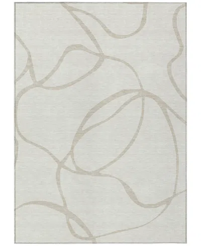 Addison Chantille Machine Washable Acn999 2'6"x3'10" Area Rug In Ivory