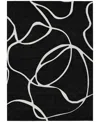 Addison Chantille Machine Washable Acn999 8'x10' Area Rug In Black