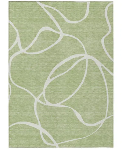 Addison Chantille Machine Washable Acn999 8'x10' Area Rug In Grass