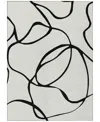 Addison Chantille Machine Washable Acn999 8'x10' Area Rug In White