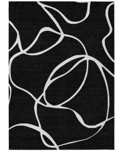 Addison Chantille Machine Washable Acn999 Area Rug Collection In Black