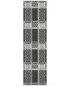Addison Chantille Mahine Washable Acn1000 2'3"x7'6" Runner Area Rug In Black