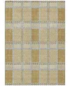 Addison Chantille Mahine Washable Acn1000 5'x7'6" Area Rug In Gold
