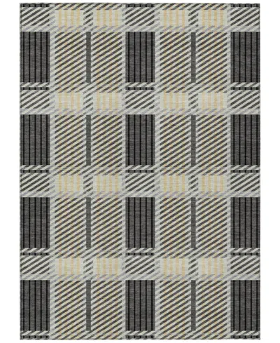 Addison Chantille Mahine Washable Acn1000 8'x10' Area Rug In Gray