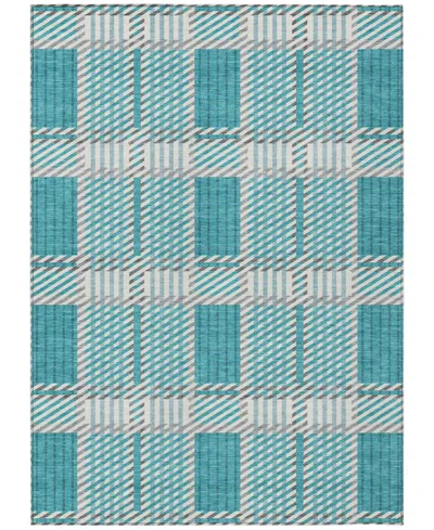 Addison Chantille Mahine Washable Acn1000 8'x10' Area Rug In Teal