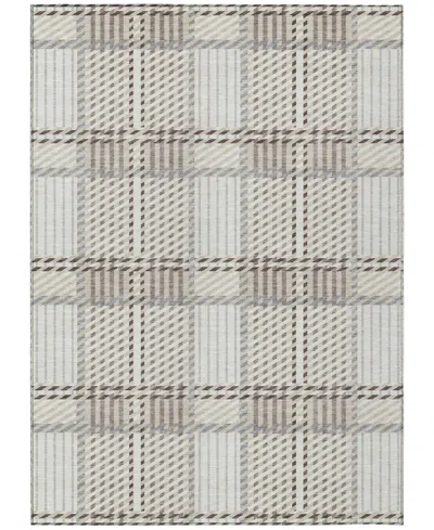 Addison Chantille Mahine Washable Acn1000 9'x12' Area Rug In Ivory