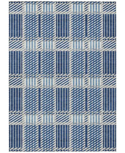 Addison Chantille Mahine Washable Acn1000 9'x12' Area Rug In Navy