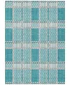 Addison Chantille Mahine Washable Acn1000 9'x12' Area Rug In Teal