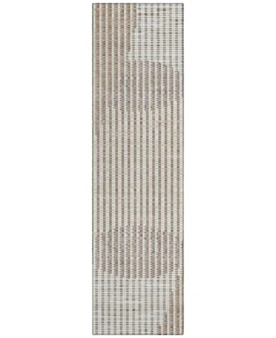 Addison Chantille Mahine Washable Acn1001 2'3"x7'6" Runner Area Rug In Beige