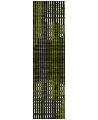 Addison Chantille Mahine Washable Acn1001 2'3"x7'6" Runner Area Rug In Olive