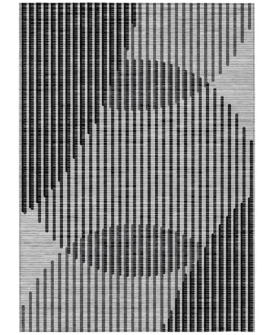 Addison Chantille Machine Washable Acn1001 8'x10' Area Rug In Gray