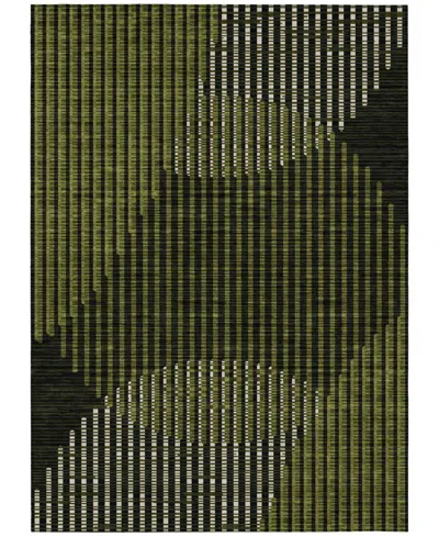 Addison Chantille Mahine Washable Acn1001 9'x12' Area Rug In Olive
