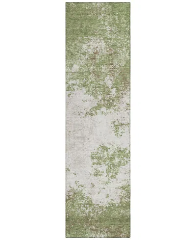 Addison Chantille Mahine Washable Acn1027 2'3"x7'6" Runner Area Rug In Green