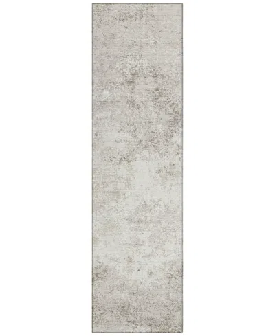 Addison Chantille Mahine Washable Acn1027 2'3"x7'6" Runner Area Rug In Ivory