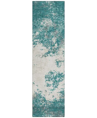Addison Chantille Mahine Washable Acn1027 2'3"x7'6" Runner Area Rug In Teal