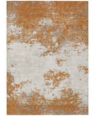 Addison Chantille Mahine Washable Acn1027 2'6"x3'10" Area Rug In Copper