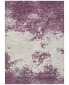 Addison Chantille Mahine Washable Acn1027 2'6"x3'10" Area Rug In Eggplant