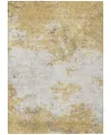 Addison Chantille Mahine Washable Acn1027 5'x7'6" Area Rug In Gold