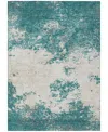 Addison Chantille Mahine Washable Acn1027 8'x10' Area Rug In Teal