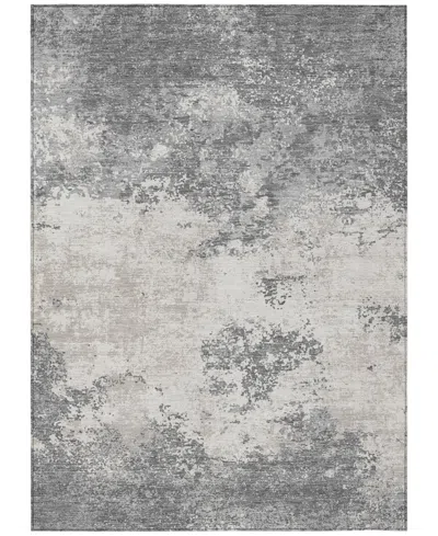 Addison Chantille Machine Washable Acn1027 9'x12' Area Rug In Gray