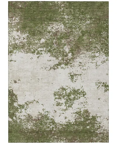 Addison Chantille Mahine Washable Acn1027 9'x12' Area Rug In Olive