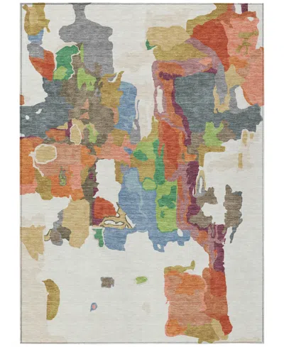 Addison Chantille Mahine Washable Acn1028 2'6"x3'10" Area Rug In Ivory