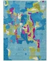 Addison Chantille Mahine Washable Acn1028 3'x5' Area Rug In Aqua