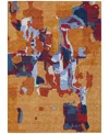 Addison Chantille Mahine Washable Acn1028 9'x12' Area Rug In Copper