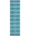 Addison Chantille Mahine Washable Acn1029 2'3"x7'6" Runner Area Rug In Teal