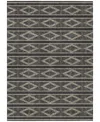Addison Chantille Mahine Washable Acn1029 2'6"x3'10" Area Rug In Black