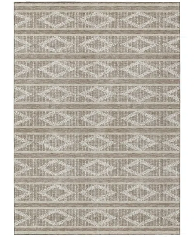 Addison Chantille Mahine Washable Acn1029 2'6"x3'10" Area Rug In Taupe