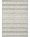 Addison Chantille Mahine Washable Acn1029 5'x7'6" Area Rug In Ivory