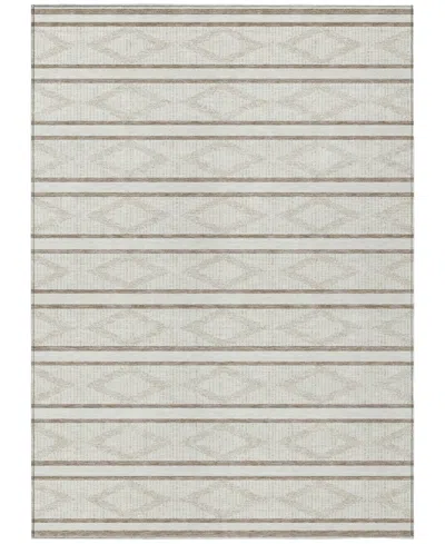 Addison Chantille Mahine Washable Acn1029 5'x7'6" Area Rug In Ivory