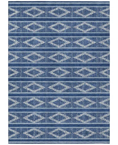 Addison Chantille Mahine Washable Acn1029 8'x10' Area Rug In Navy