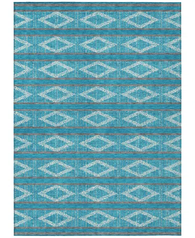 Addison Chantille Mahine Washable Acn1029 8'x10' Area Rug In Teal
