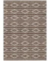 Addison Chantille Mahine Washable Acn1029 9'x12' Area Rug In Brown