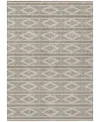 Addison Chantille Mahine Washable Acn1029 9'x12' Area Rug In Taupe