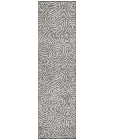 Addison Chantille Mahine Washable Acn1030 2'3"x7'6" Runner Area Rug In Taupe