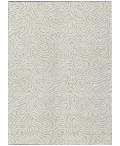 Addison Chantille Mahine Washable Acn1030 2'6"x3'10" Area Rug In Ivory