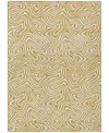 Addison Chantille Mahine Washable Acn1030 3'x5' Area Rug In Gold