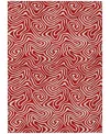 Addison Chantille Mahine Washable Acn1030 5'x7'6" Area Rug In Red