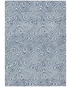 Addison Chantille Machine Washable Acn1030 8'x10' Area Rug In Denim