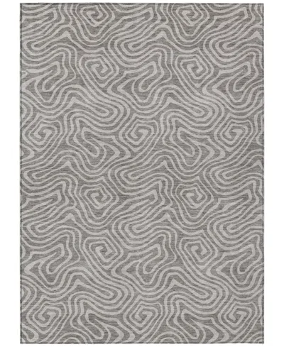 Addison Chantille Mahine Washable Acn1030 8'x10' Area Rug In Taupe