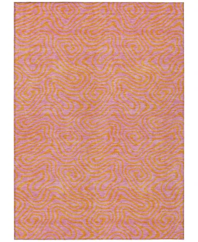 Addison Chantille Mahine Washable Acn1031 3'x5' Area Rug In Pink