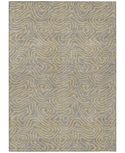 Addison Chantille Mahine Washable Acn1031 8'x10' Area Rug In Gray