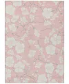 Addison Chantille Mahine Washable Acn1032 5'x7'6" Area Rug In Pink