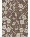 Addison Chantille Mahine Washable Acn1032 8'x10' Area Rug In Brown