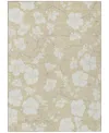 Addison Chantille Mahine Washable Acn1032 9'x12' Area Rug In Beige