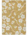 Addison Chantille Mahine Washable Acn1032 9'x12' Area Rug In Gold
